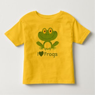 I Love Frogs Shirt