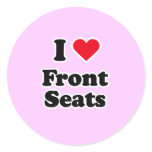 I love front seats stickers