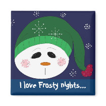 I love Frosty nights... magnet by seashell2 I love Frosty nights... magnet