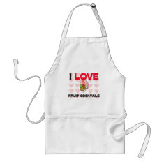 I Love Fruit Cocktails apron
