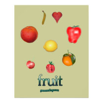 I Love Fruit! posters