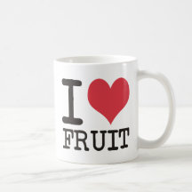 I LOVE Fruit Products & Designs! Mug