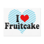 I Love Fruitcake Postcard