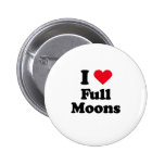 I love full moons buttons