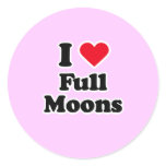 I love full moons stickers