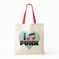 I Love Funk Tote Bag