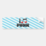 I Love Funk Bumper Sticker