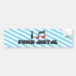 I Love Funk Metal Bumper Sticker