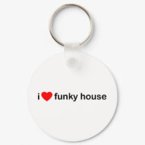 I Love Funky House keychains