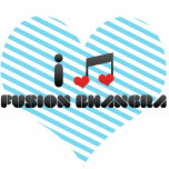 I Love Fusion Bhangra Acrylic Cut Out
