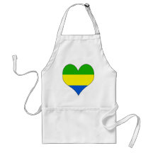 I Love Gabon Aprons