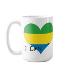 I love Gabon Coffee Mugs