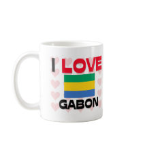 I Love Gabon mugs by tshirtshirts I Love Gabon mugs