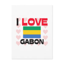 I Love Gabon postcards