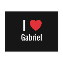 I love Gabriel postcards