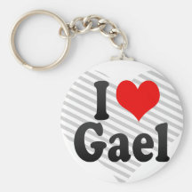 I love Gael Key Chain