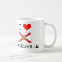 I Love GAINESVILLE Florida Coffee Mugs
