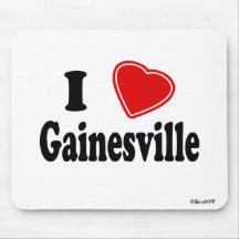 I Love Gainesville Mousepad