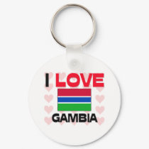 I Love Gambia keychains by tshirtshirts I Love Gambia keychains