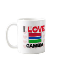 I Love Gambia mugs