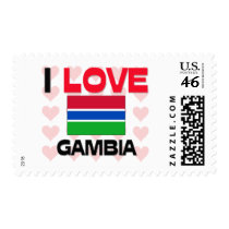 I Love Gambia postage by tshirtshirts I Love Gambia postage