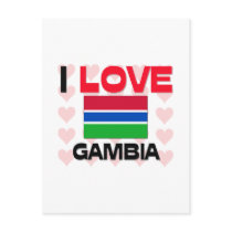 I Love Gambia postcards