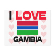 I Love Gambia postcards