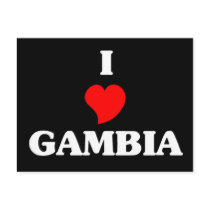I Love Gambia postcards