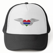 I Love Gambia -wings Mesh Hat