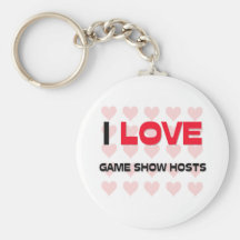 I LOVE GAME SHOW HOSTS KEY CHAINS