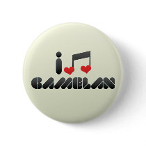 I Love Gamelan Pin