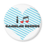 I Love Gamelan Degung Magnet