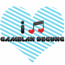 I Love Gamelan Degung Photo Cutouts