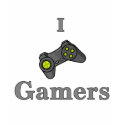 I Love Gamers t-shirts by megedsh I Love Gamers t-shirts