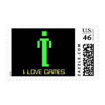 I Love Games postage