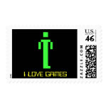 I Love Games postage