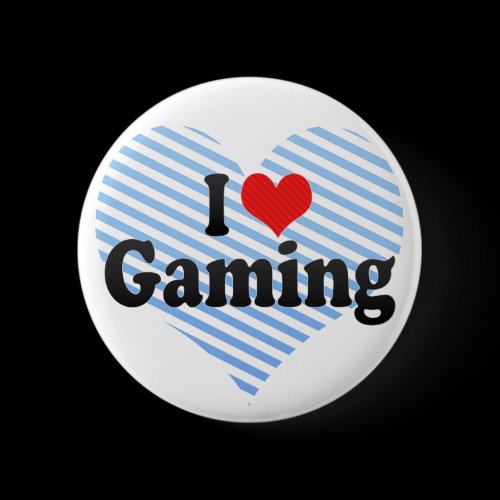 I Love Gaming Pinback Buttons