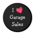 I Love Garage Sales magnets
