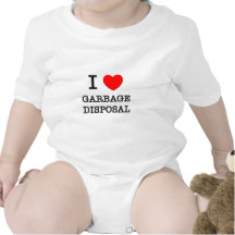 I Love Garbage Disposal Tshirts