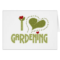 I Love Gardening cards