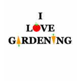 I LOVE GARDENING Ladies Tank Top shirt
