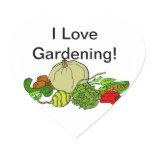 I Love Gardening! Heart Sticker I Love Gardening! Heart Sticker