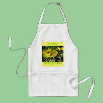 I LOVE GARDENING -SUNFLOWERS aprons