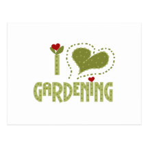 I Love Gardening Tshirts and Gifts Post Card
