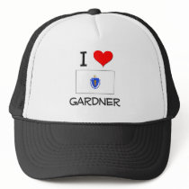 I Love Gardner Massachusetts Mesh Hat