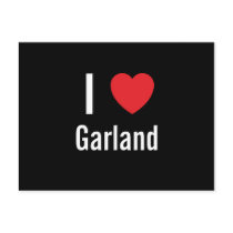 I love Garland postcards by funnycustomtshirts I love Garland postcards