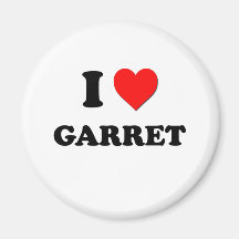 I Love Garret Magnet