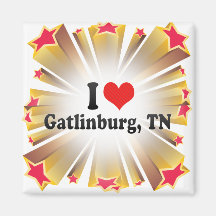 I Love Gatlinburg, TN Magnets