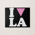 I LOVE GAY LA - WHITE -.png Jigsaw Puzzles