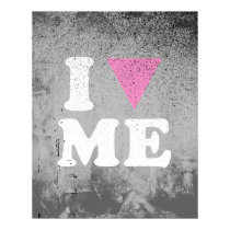 I LOVE GAY ME - WHITE -.png Print